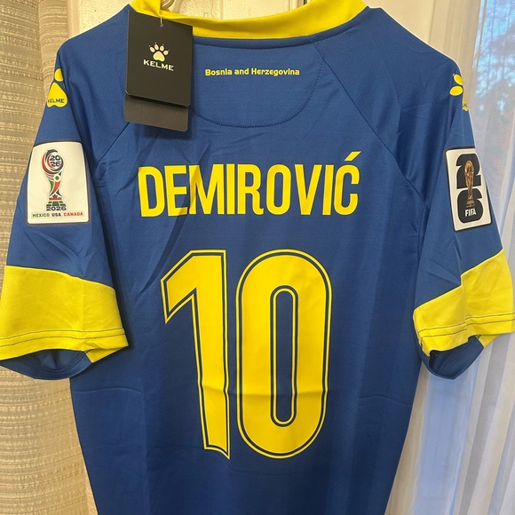 Other - Bosnia and Herzegovina Home Footbal Soccer Jersey Shirt Ermedin Demirović 10 L